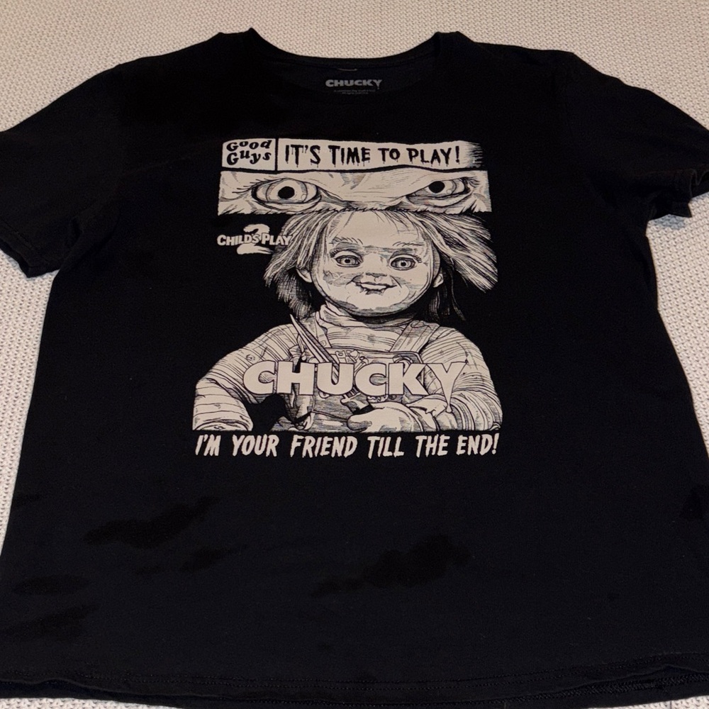 Chucky Black Mens T-Shirt